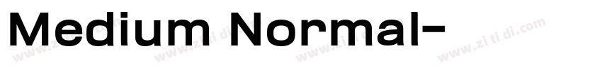 Medium Normal字体转换 Medium Normal字体转换